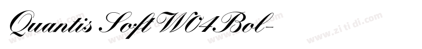 Quantis Soft W04 Bol字体转换 Quantis Soft W04 Bol字体转换